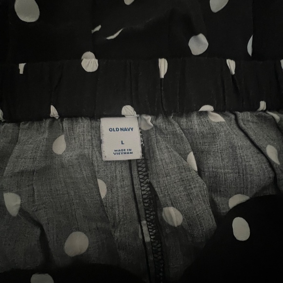 Polka Dot Black and White Skirt - Picture 2 of 2